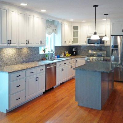 We Re-Finish Your Existing  Kitchen Cabinets