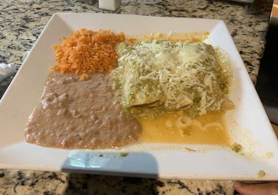 Enchiladas verdes