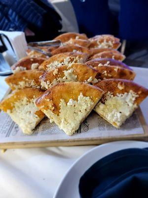 Khachapuri/Cheese bread. Alright.