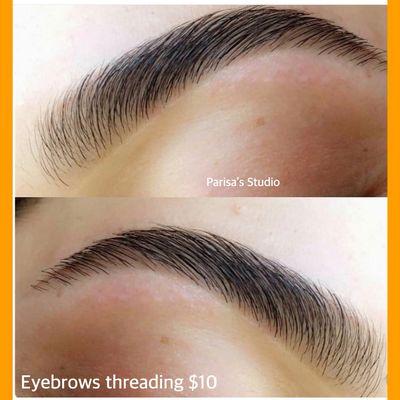 Eyebrows threading $10