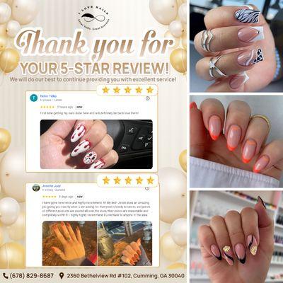 Thank You for Your 5-Star Review! 

We are beyond grateful for your kind words and support!