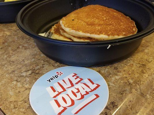 Buttermilk Pancakes, and Scrambled Eggs