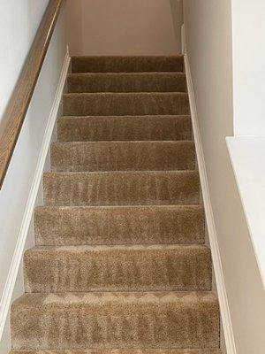 Dry Cleaning Carpeted Stairs