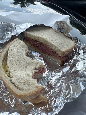 Not a great corned beef sammich