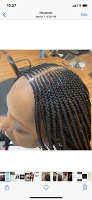 Feed-in braids- two layers