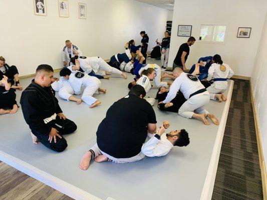 Adults Seminar with Professor Jp at the EDJ School of Jiu-Jitsu Riverside Grand Opening!