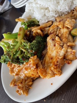 Chicken Broccoli (spicy) lunch special