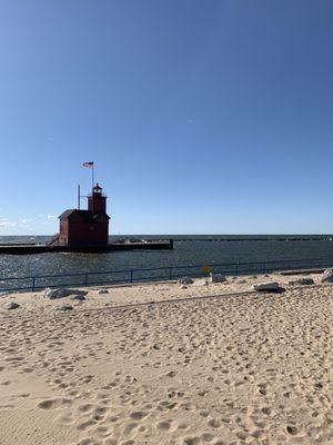 Holland State Park beach