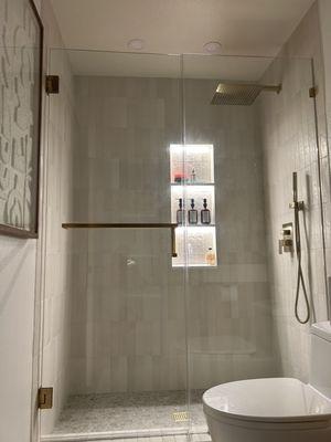 LED niche bathroom