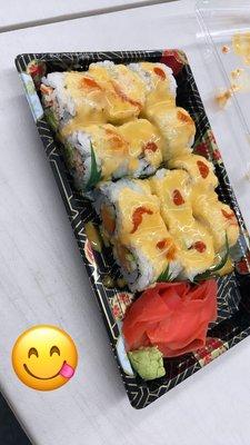 Mexican Roll and Spicy Salmon Roll