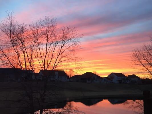 Sunset while Golfing