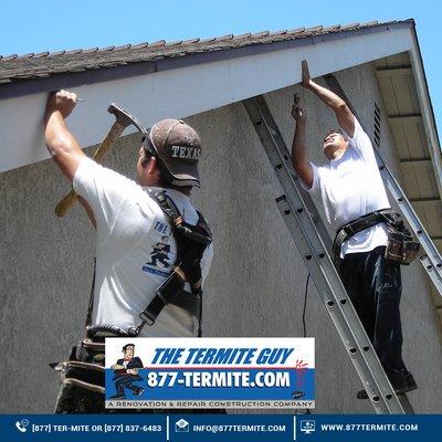 As a general contractor, The Termite Guy also performs wood repair and wood replacement to damaged wood.