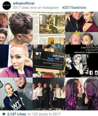 Best nine from 2017 on the #wthair instagram