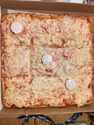 Sicilian Cheese Pizza