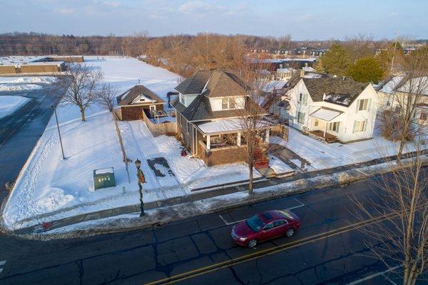 House shot on Main Street