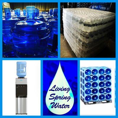 Wether you need pallets of cases, or our signature 5 gallon bottles, Living Spring Water is your choice. Certified Spring Water.