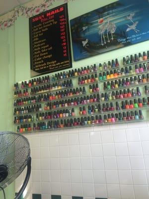 Awful cheap colors, no OPI or Essie.. Came here last minute due to traffic for July 4th