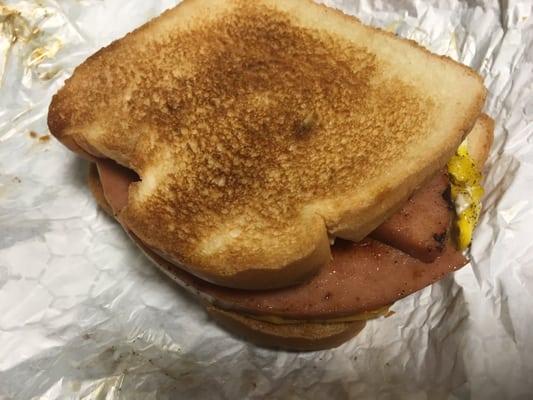 Bologna, egg, and cheese