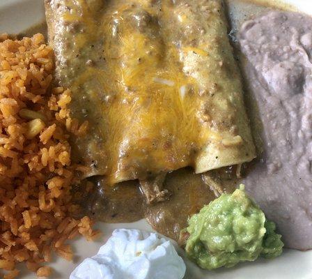 Chicken enchiladas