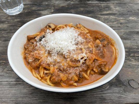 Bucatini (with short rib ragu)