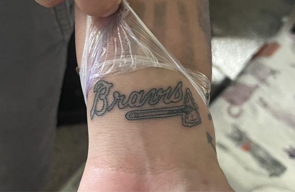 Braves tattoo ($150)