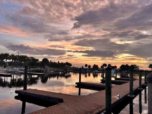 Plenty of parking on the water. Park and play at the park.