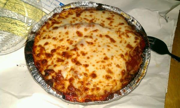 Chicken Parmigiana extra cheese.. have your Italian seasonings ready