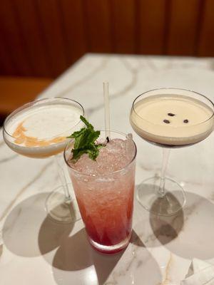 Cocktails and mocktails