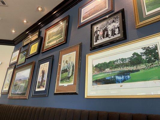 Wall in the dining room