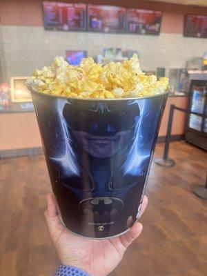 Collectors metal popcorn bucket