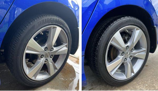 2016 Honda Civic-Wheel and Tire Cleaning