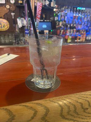 Tito's Seven with lime