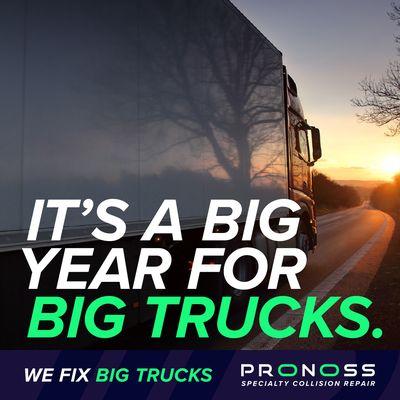 Need big truck repair?  Pronoss - WE FIX BIG TRUCKS