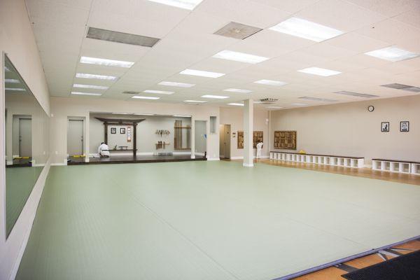 We have a beautiful dojo that is designed to be conducive to focus.