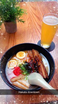 Ramen with pork belly