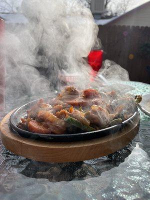 Garden vegetable fajitas