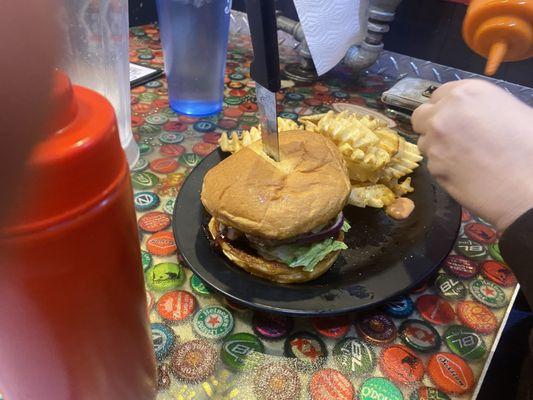 Teriyaki burger