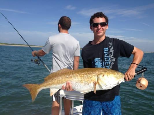 Big "bull" redfish are one of the main species we target at Fineline Fishing Charters