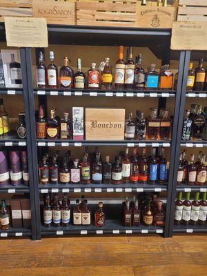 Bourbon selection