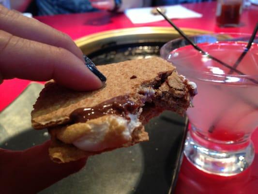 smores n saketini = dessert