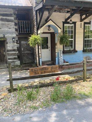 Entrance to the Olde Mill Inn