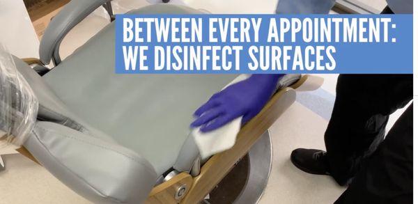 Enhanced Infection Control: All common surfaces are disinfected between appointments