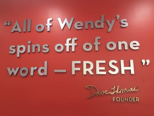 I guess Wendy likes the crooked 'd'...