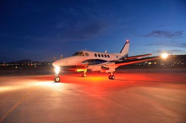 Aeromedevac's King Air B100 Turbo Prop.