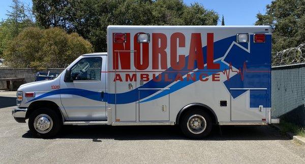 Reflective Ambulance Graphics with Silver Color Change Wrap