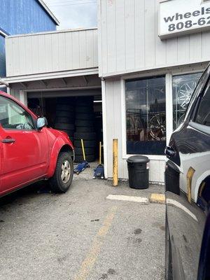 Wheels Repair Area