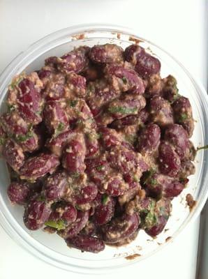 Lobio (kidney bean salad)