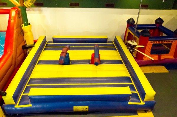 Leave it all on the battleground of the inflatable joust!