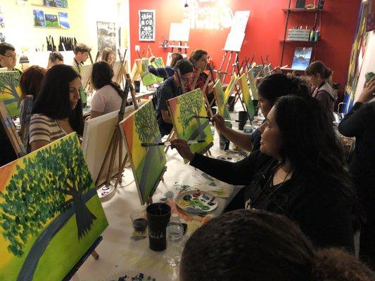 Painting with a Twist Autism Event