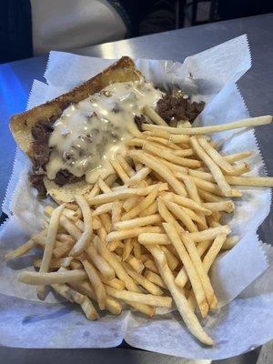 The Philly cheesesteak. Two people in my group had this and they would both recommend